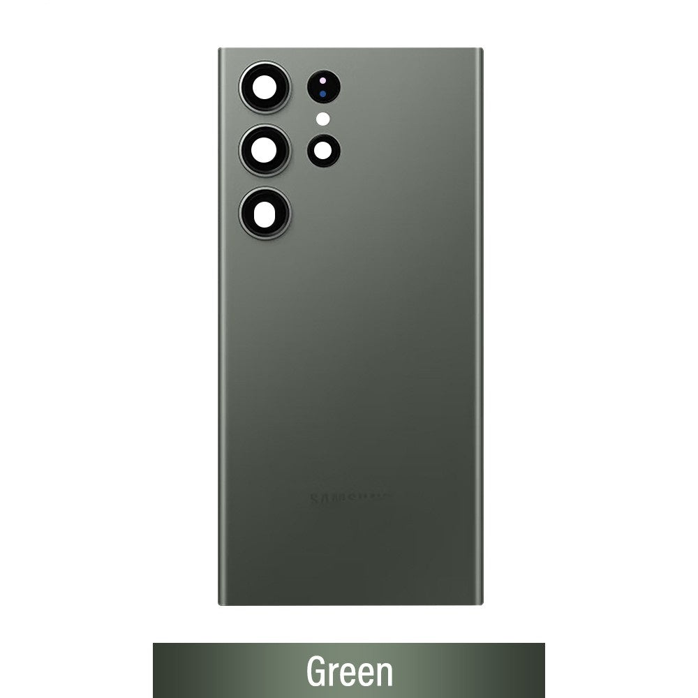 Brown Rear Cover Glass for Samsung Galaxy S23 Ultra S918B-Green Brown Rear Cover Glass for Samsung Galaxy S23 Ultra S918B-Green